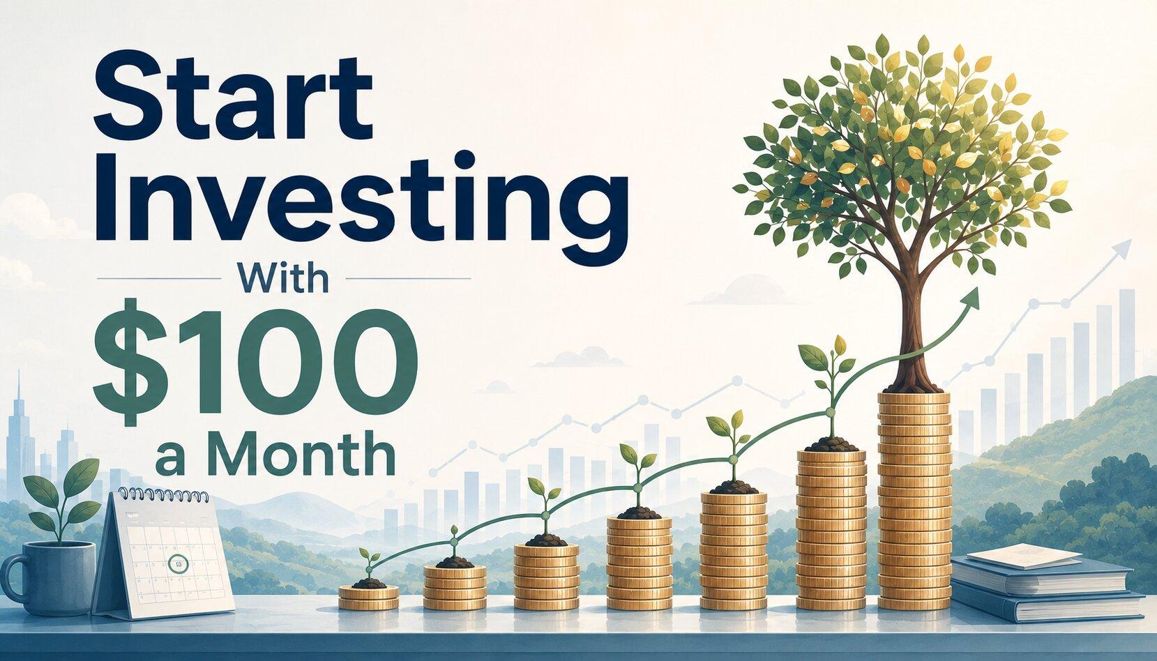 How to Start Investing With $100 a Month (Without Picking Stocks or Paying Fees)