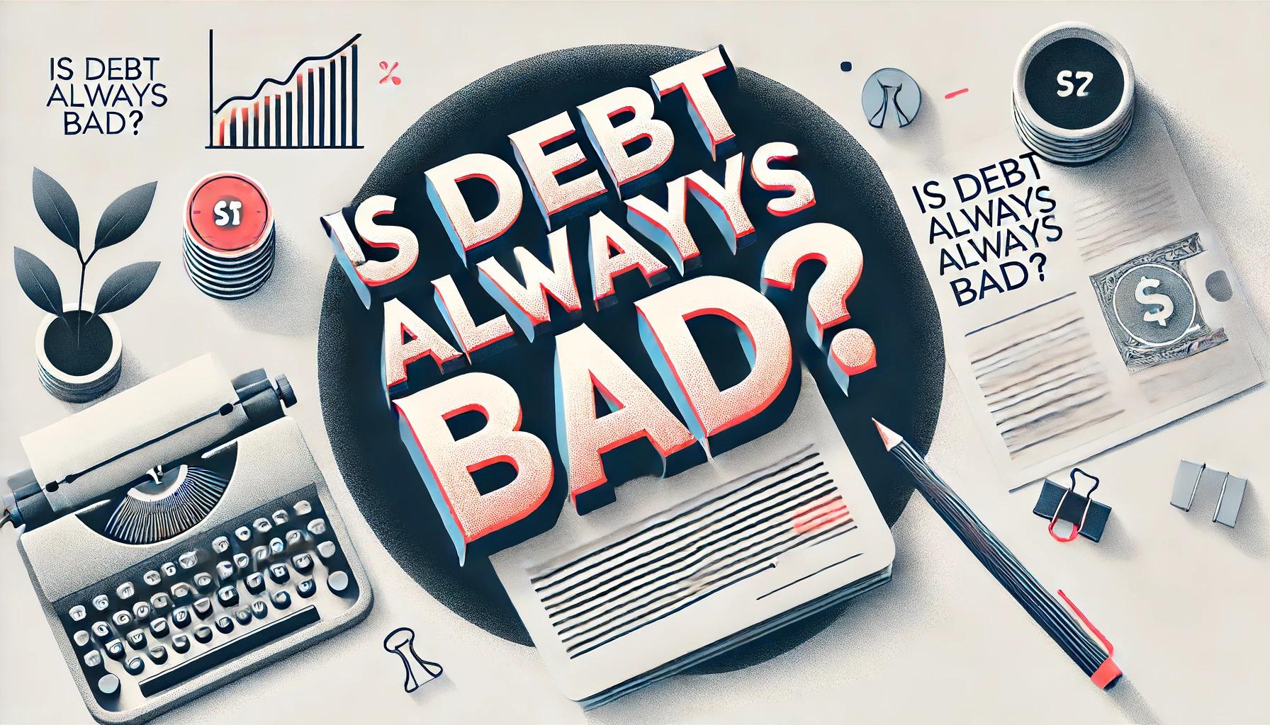 Is Debt Always Bad? Discover How To Build Your Wealth with Leverage