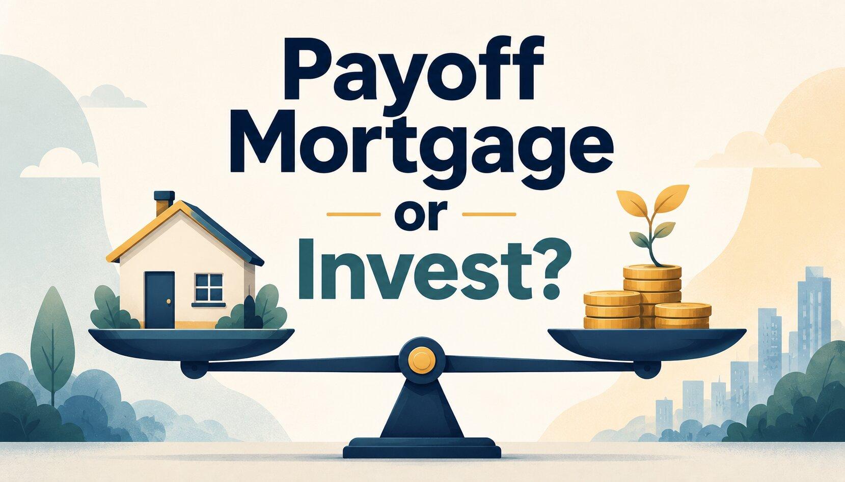 Should You Pay Off Your Mortgage Early or Invest the Difference? Here's the Maths