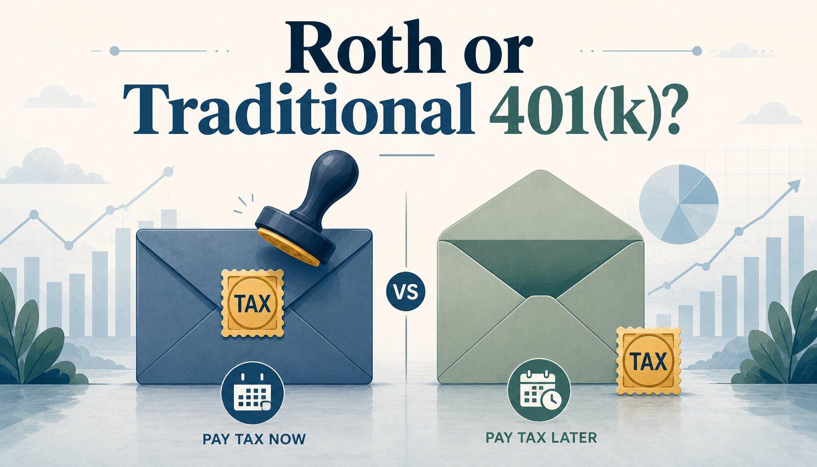 Roth or Traditional 401(k)? The Tax-Bracket Question That Settles It