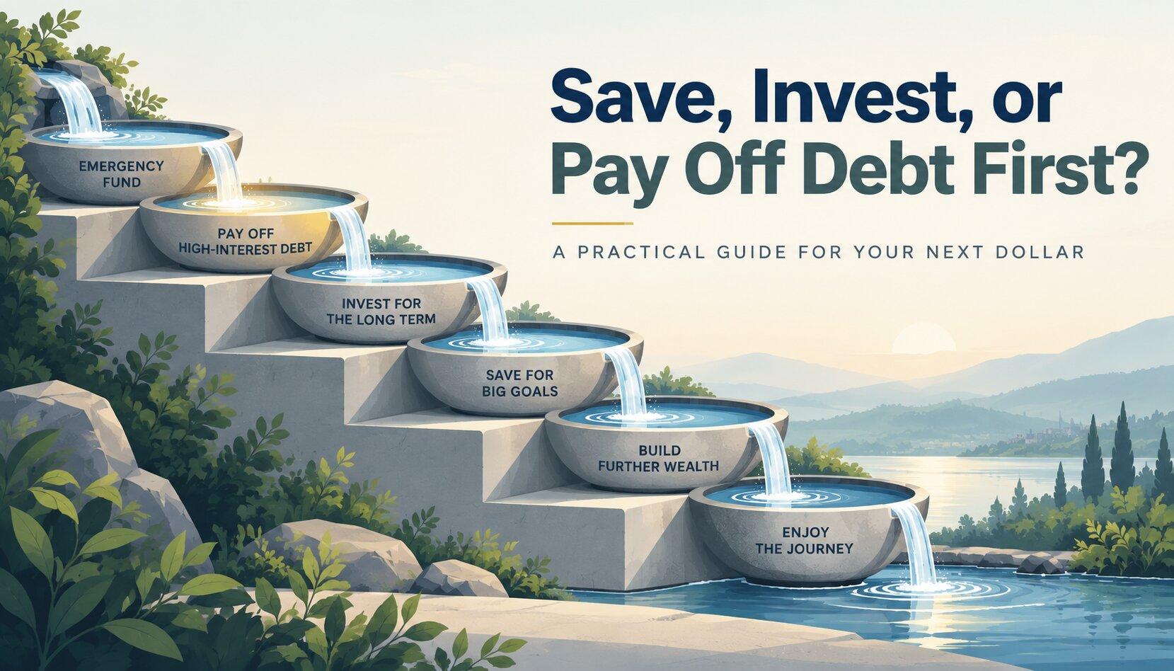 Save, Invest, or Pay Off Debt First? The Financial Order of Operations
