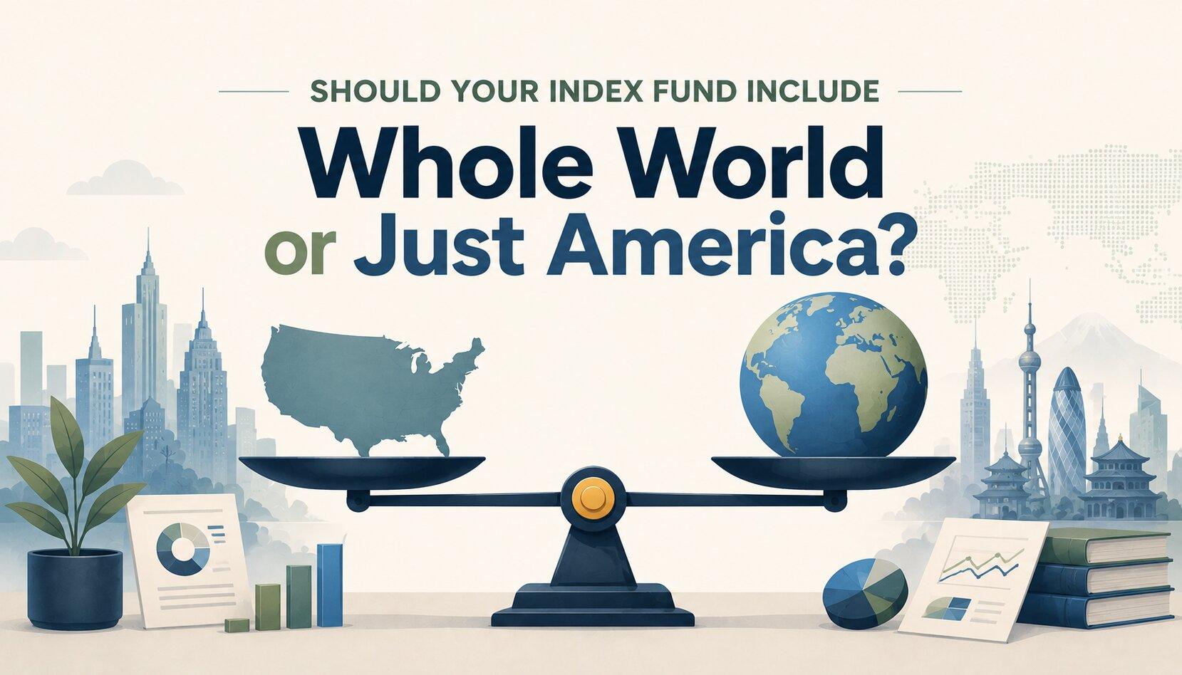 Should Your Index Fund Include the Whole World, or Just America? Here's the Honest Trade-off
